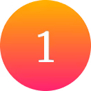 Step number 1 icon