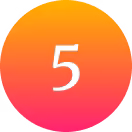 Step number 5 icon