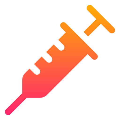 Syringe icon representing weight loss injections