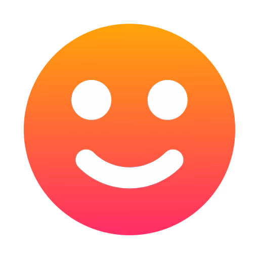 Smiley face icon representing improved mood